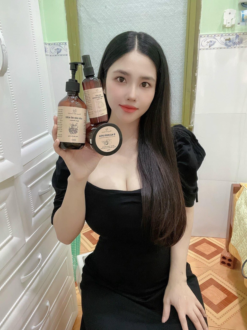 Combo Cốt Gội Bồ Kết nhà Phương Anh Cosmetic được chị em tin dùng