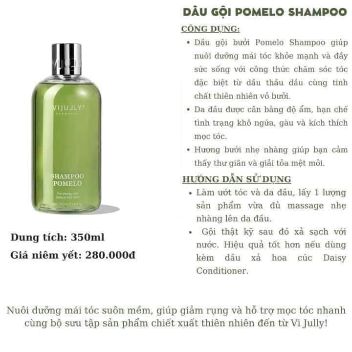 Combo Gội Xịt Xả Vijully Phiên bản mới