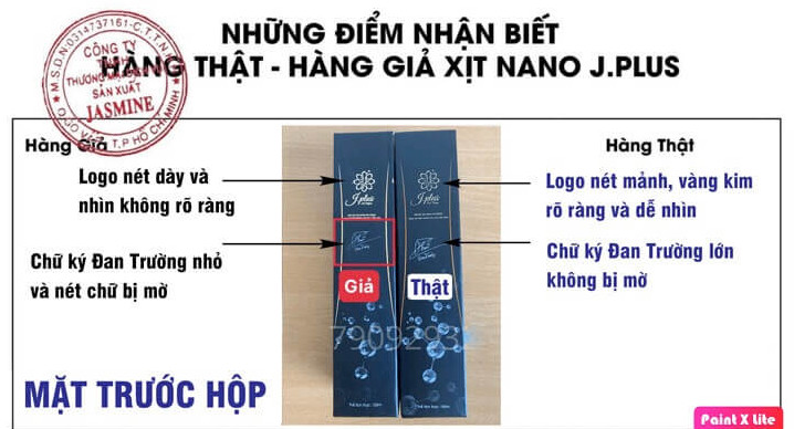 Hãy phân biệt chai xịt Tan Mỡ Nano J.Plus thật và giả đừng vội sử dụng