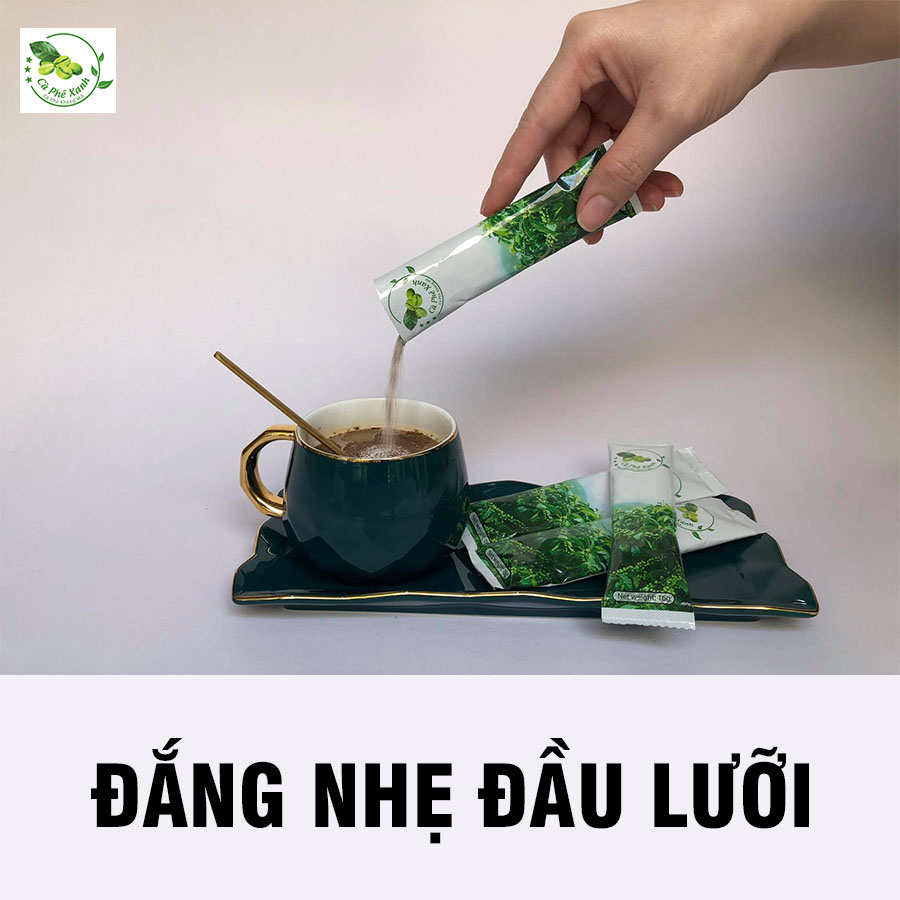 Bắt đầu ngày mới cùng tách cà phê xanh đắng nhẹ, ngọt thanh