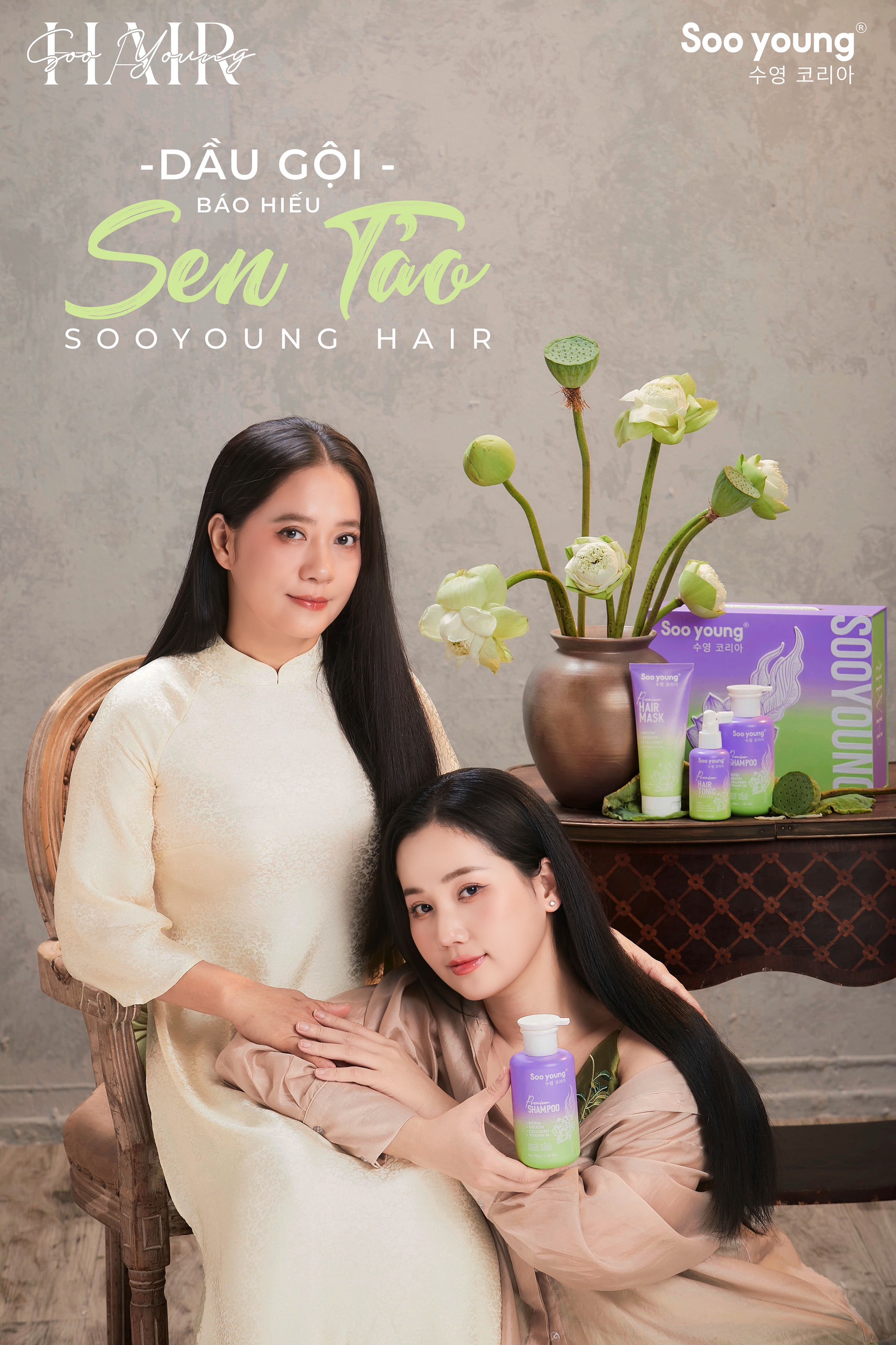 Soo Young chiến dịch gội đầu báo hiếu với Sen Tảo