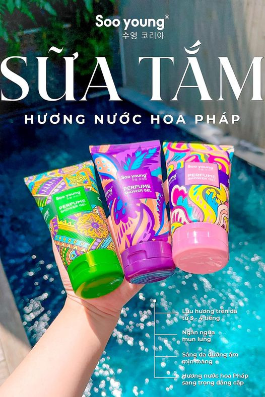 Sữa Tắm Nước Hoa Pháp Soo Young Độ Lưu Hương Đỉnh Cao