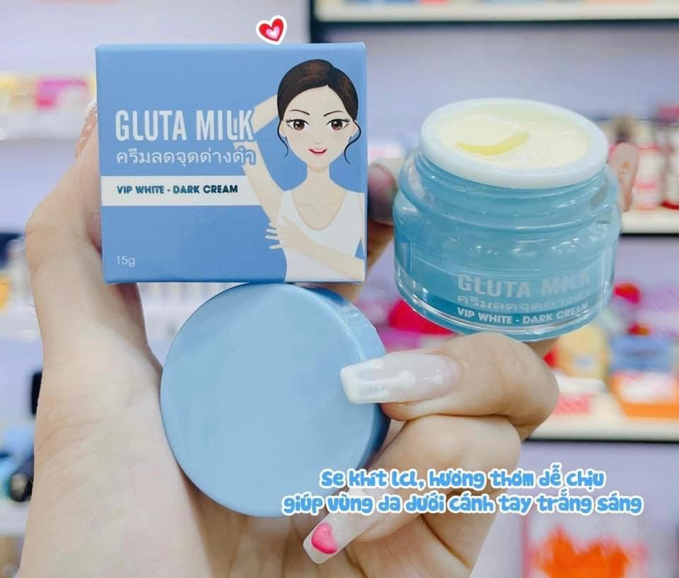 Thâm nách gluta milk vip white mua 1 tặng 1