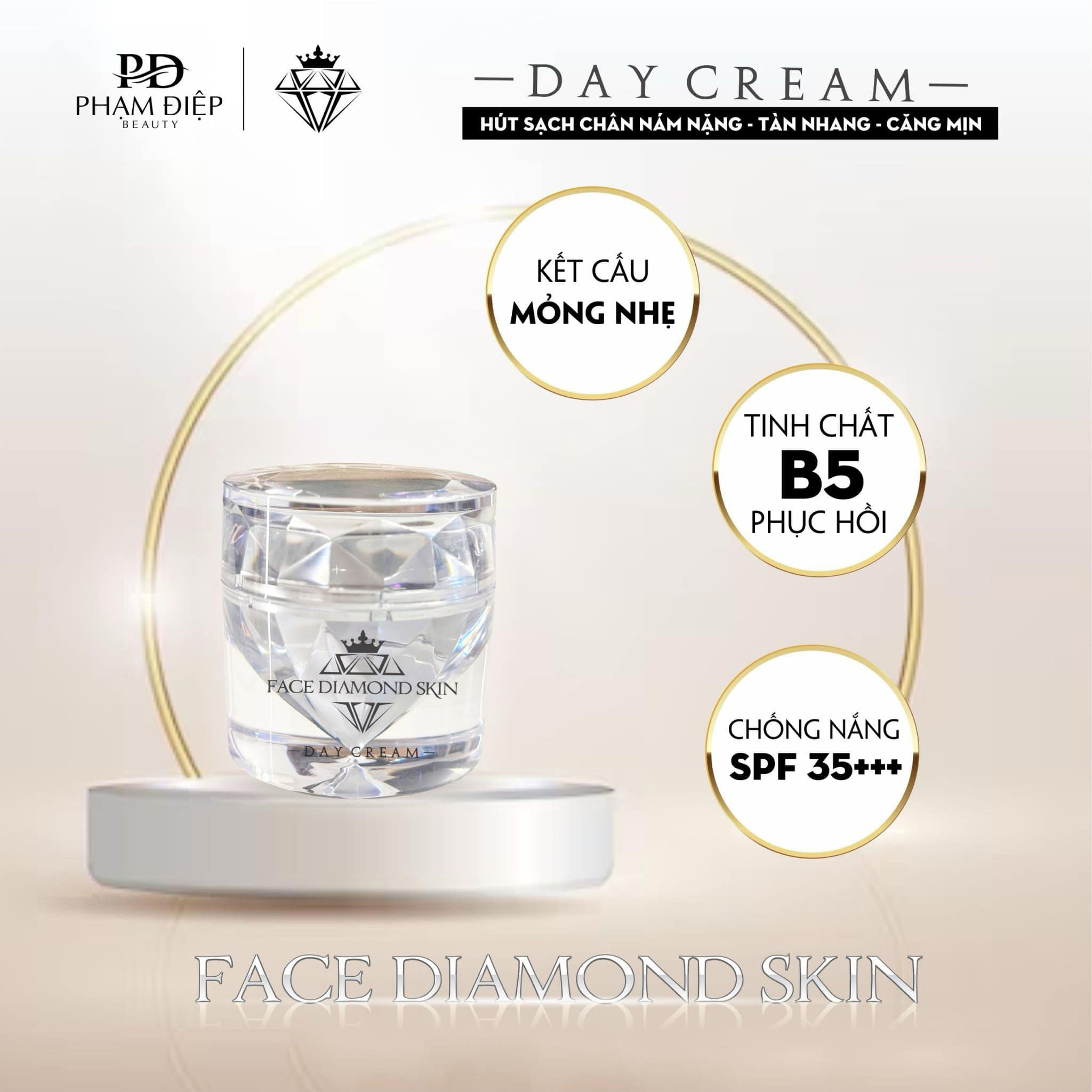 Kem Face Diamond Skin Vitamin B5 Phạm Điệp Beauty Day Cream