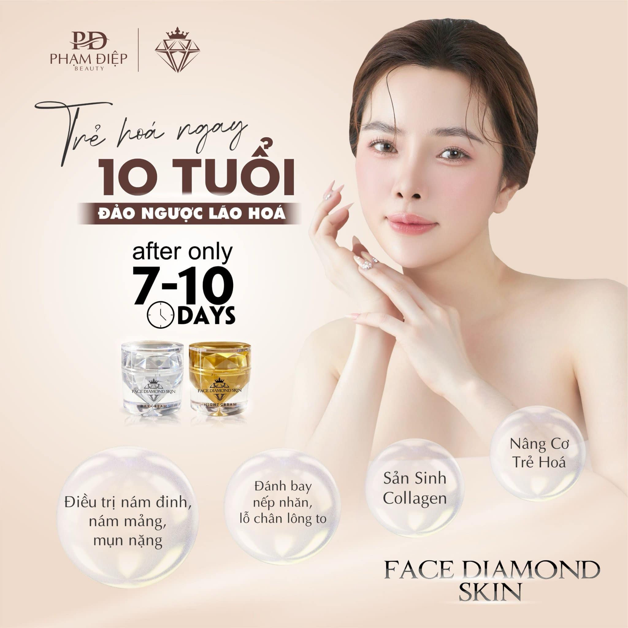 LÀN DA TRẺ HOÁ HẾT 𝐍𝐀́𝐌 -𝐓𝐀̀𝐍 𝐍𝐇𝐀𝐍𝐆 -𝐌𝐔̣𝐍 CÙNG 𝐂𝐎𝐌𝐁𝐎 𝐅𝐀𝐂𝐄 𝐃𝐈𝐀𝐌𝐎𝐍𝐃 𝐒𝐊𝐈𝐍.