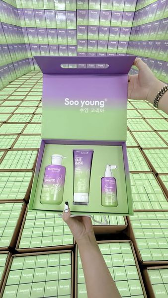 Combo Gội Xả Xịt Tóc Sen Tảo Soo Young