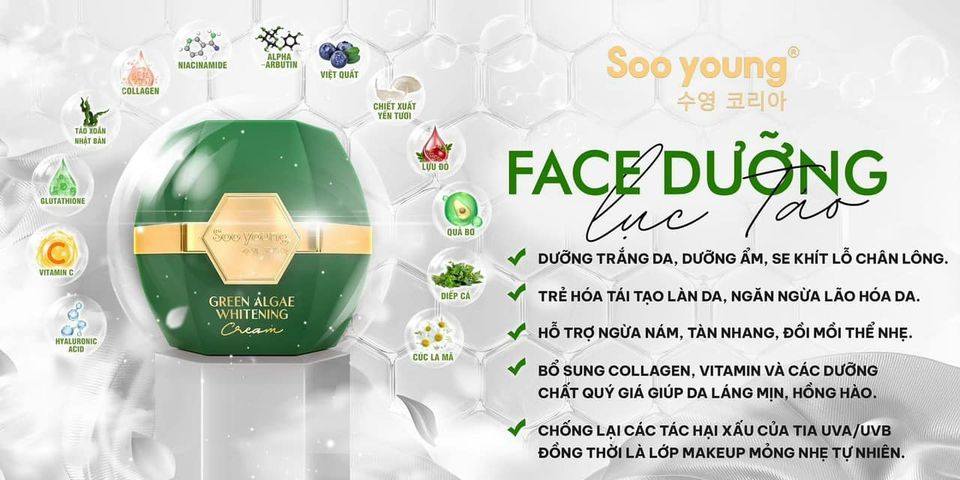 Face ngày Lục Tảo bảng thành phần đinh cao