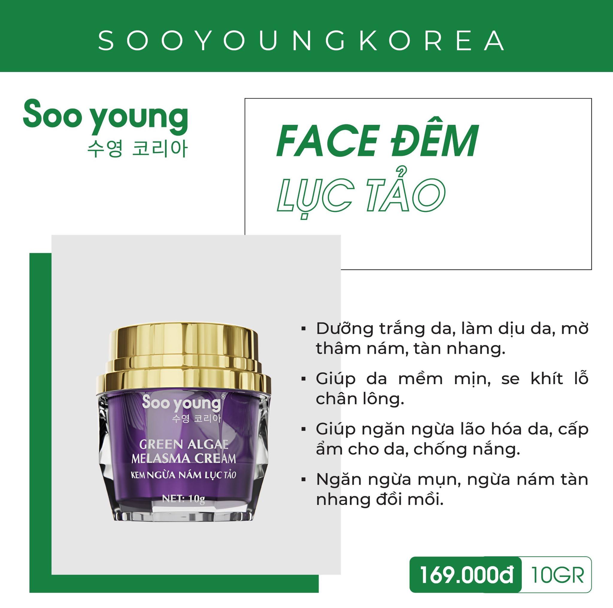 Face Lục Tảo 10gr Chỉ Vừa tung lên 1 ngày đã được săn đón khủng khiếp