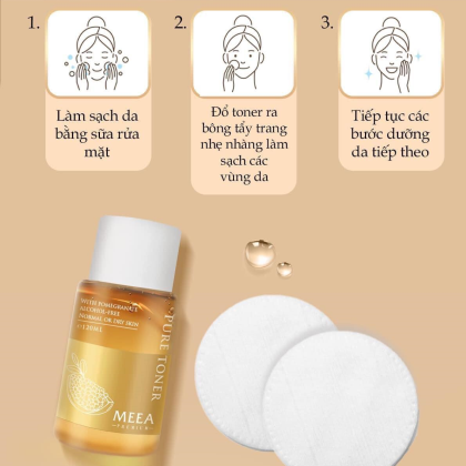 Toner Lựu Đỏ Pure MeeA Organic