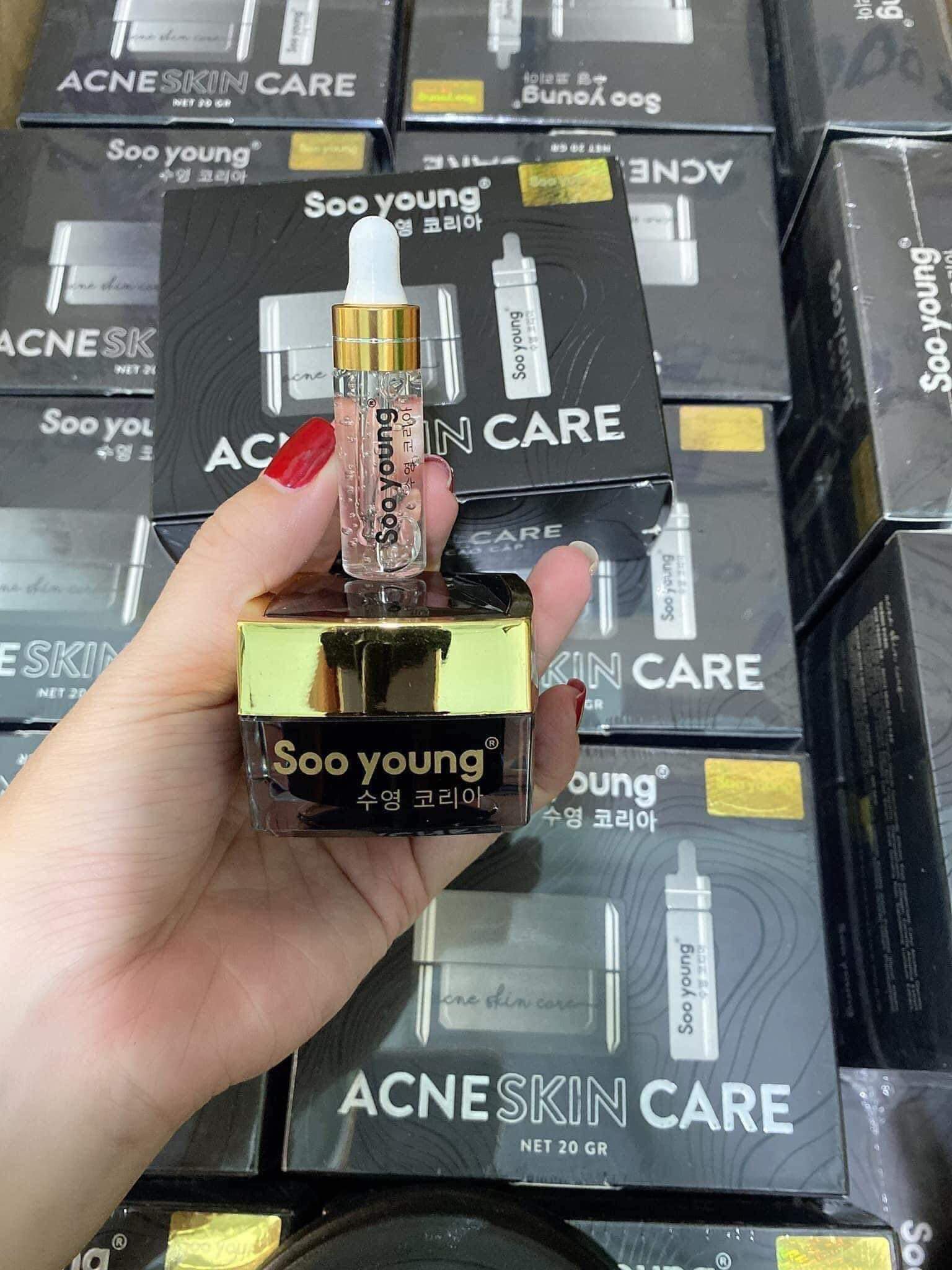 Combo Kem Và Serum giảm Mụn Soo Young