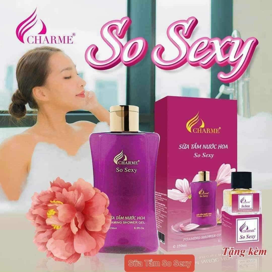 Sữa Tắm Nước Hoa Charme So Sexy 250ml đã thơm lại còn mịn