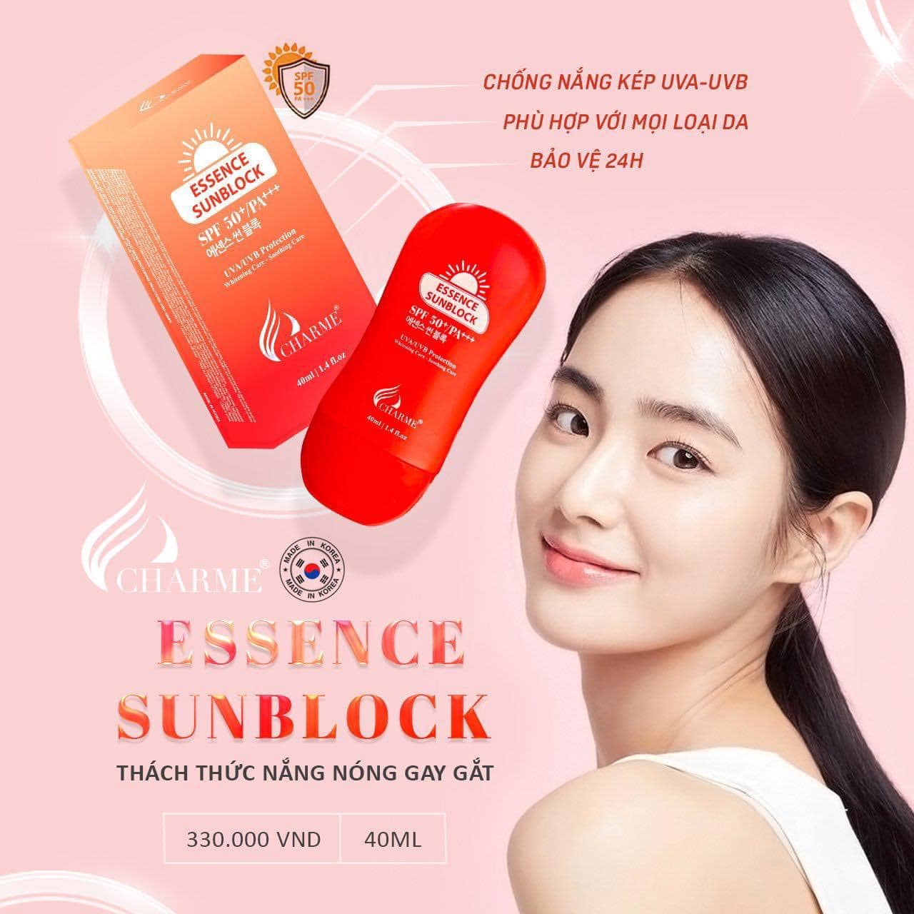 Kem Chống Nắng Hàn Quốc Charme Essence Sunblock 40ml