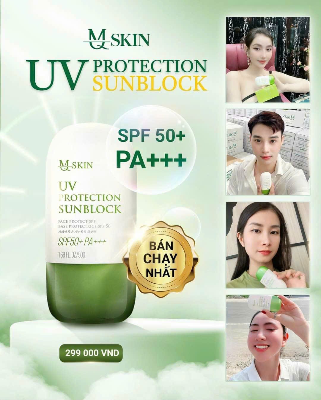 Kem Chống Nắng MQ Skin Phiên Bản Mới