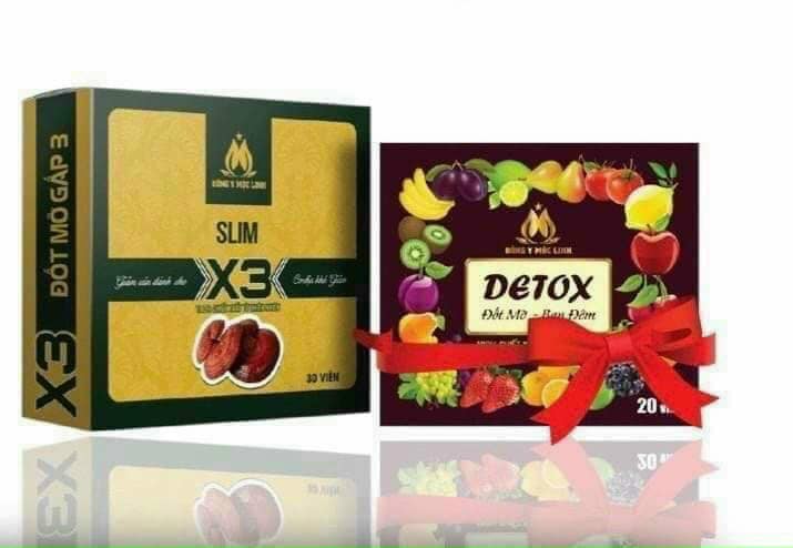 Giảm Cân Slim X3 Đông Y Mộc Linh