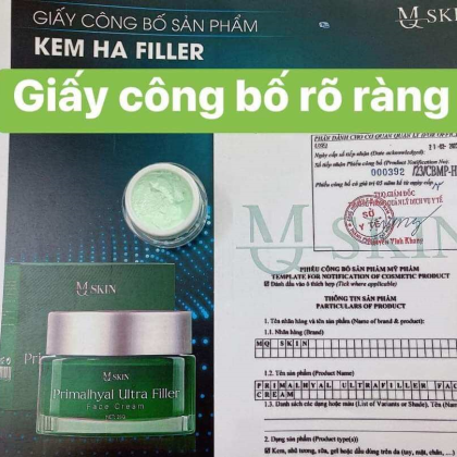 Kem dưỡng căng mịn và tươi trẻ da Kem Face Dưỡng HA Filler MQ Skin Primalhyal Ultra Filler