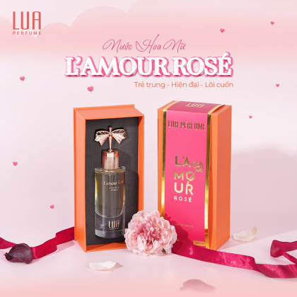 L'amour Rosé tỏa ra một khí chất đầy quyến rũ và tràn ngập nữ tính