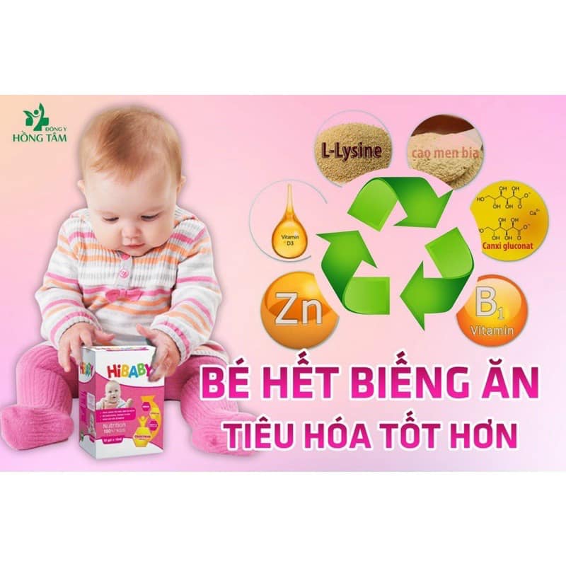 Siro ăn ngon HiBaby liệu pháp giúp bé phát triển toàn diện