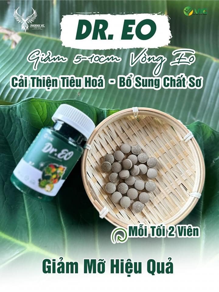 Viên Uốпɡ Thảo Dược ɡιảm Mỡ Bụng Dr EO VIC Organic