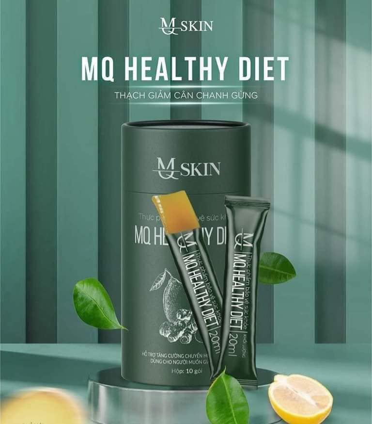 Thạch Giảm Cân Chanh Gừng MQ Skin Healthy Diet có tốt không