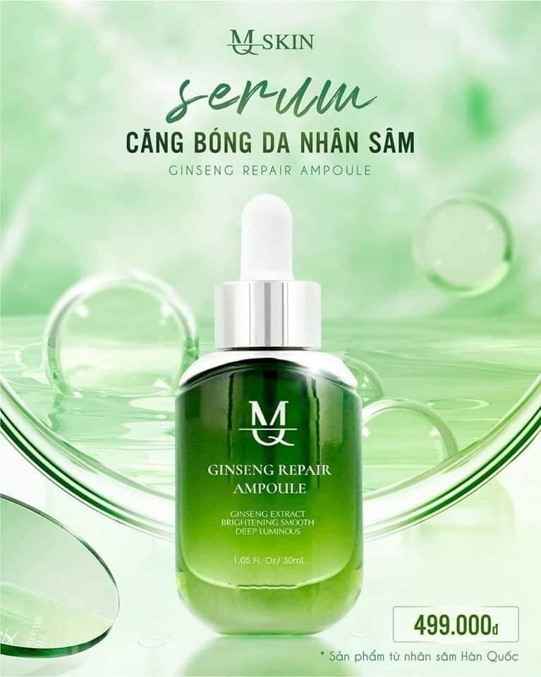 Phù phép làn da căng mịn chuẩn Hàn Quốc với Serum Căng Bóng Da MQ Skin