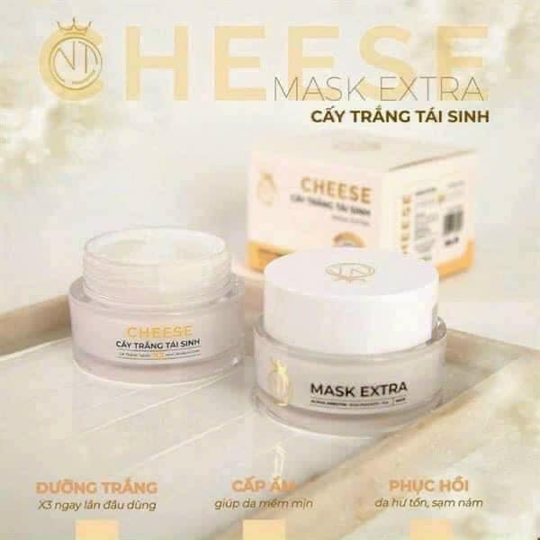 Mỗi ngày bỏ ra vài phút sử dụng Mặt Nạ Cấy Trắng Tái Sinh Cheese NT Cosmeticscho làn da trắng hồng rạng rỡ nhé