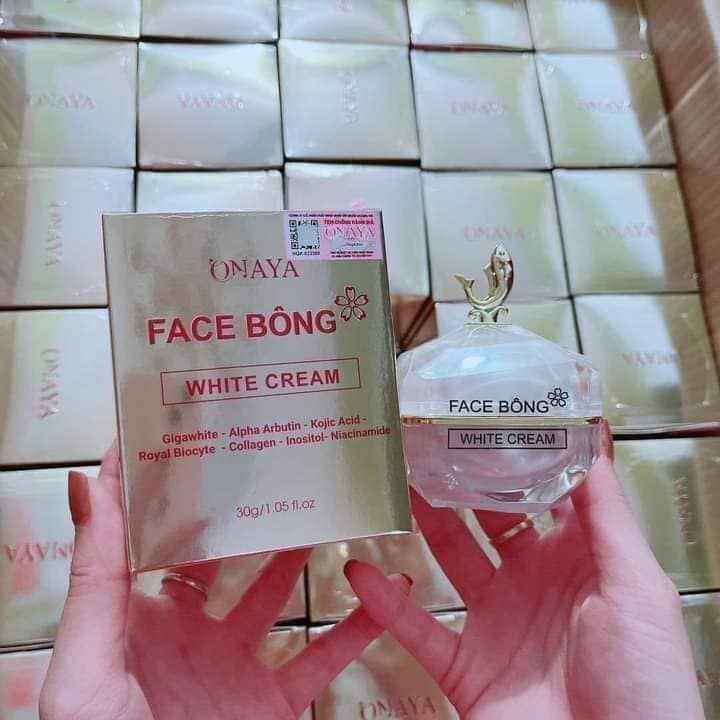 Kem Face Bông Onaya Dưỡng Trắng Da Ngừa Nám