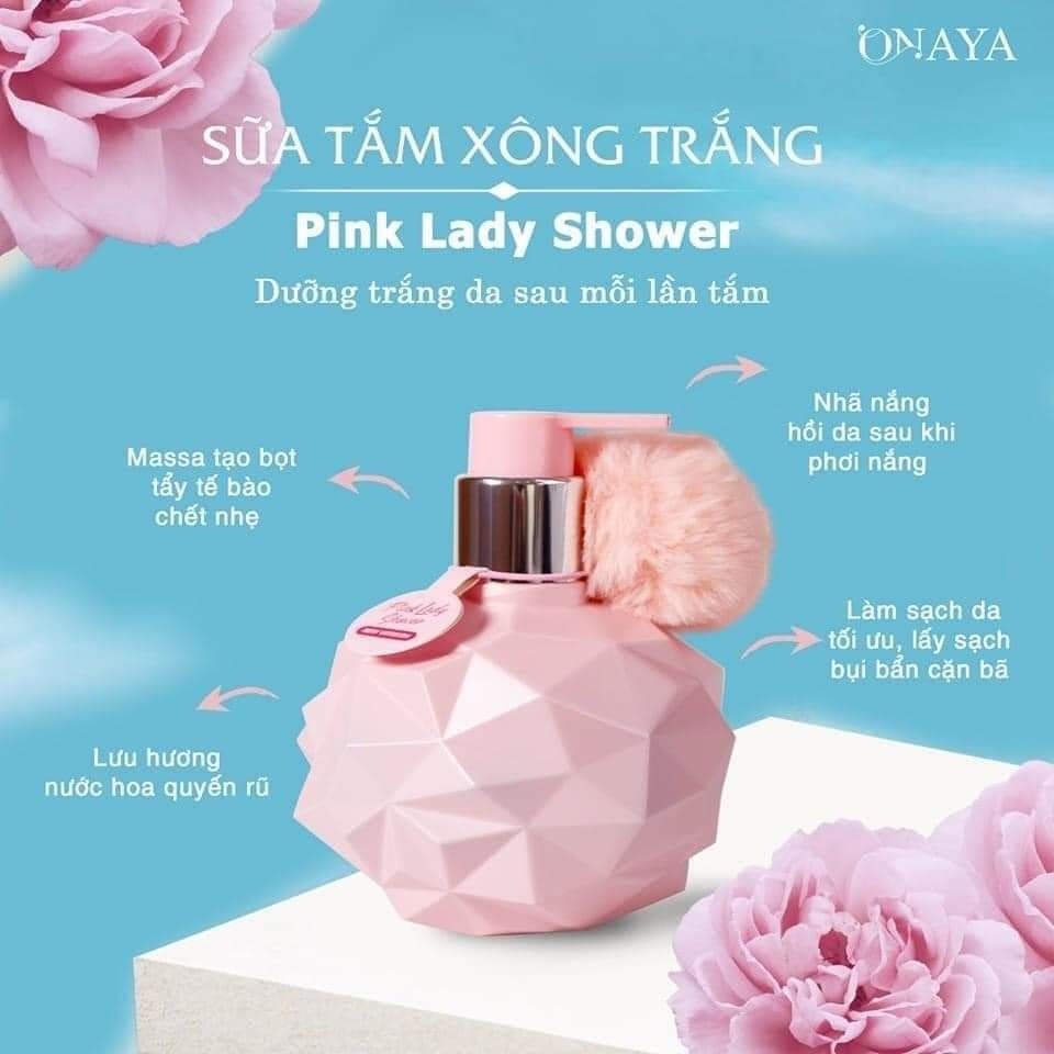 Sữa Tắm Xông Trắng Pink Lady  Cái tên được săn lùng rộn ràng nhất hiện nay