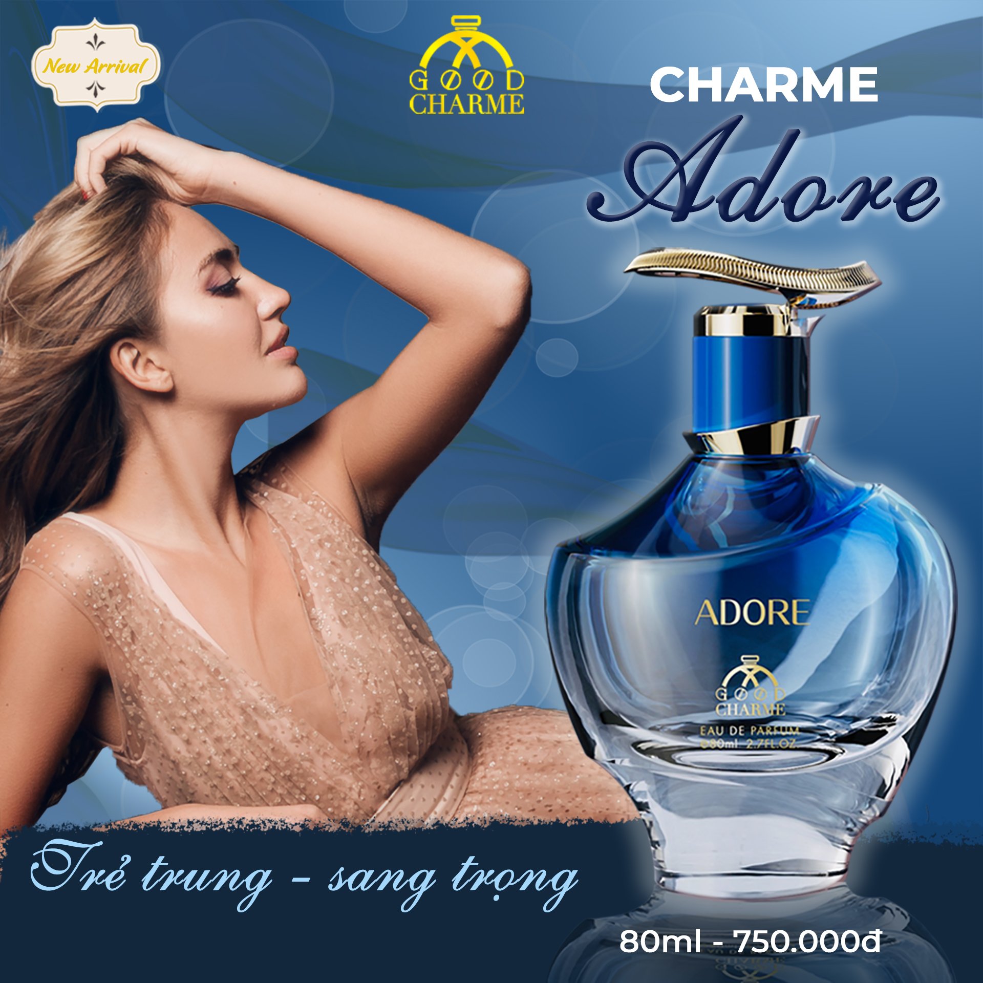 Nước Hoa Nữ Good Charme Adore phù hợp với những cô nàng có cá tính mạnh mẽ luôn tự tin về khả năng của bản thân