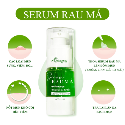 Serum Chấm Mụn Rau Má N Collagen