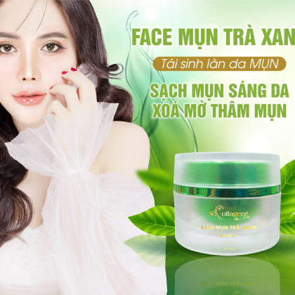 Kem Face Giảm Mụn Tinh Chất Trà Xanh N Collagen