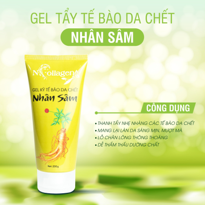 Tẩy Tế Bào Chết Nhân Sâm N Collagen Sử Dụng Cho Mặt Và Body