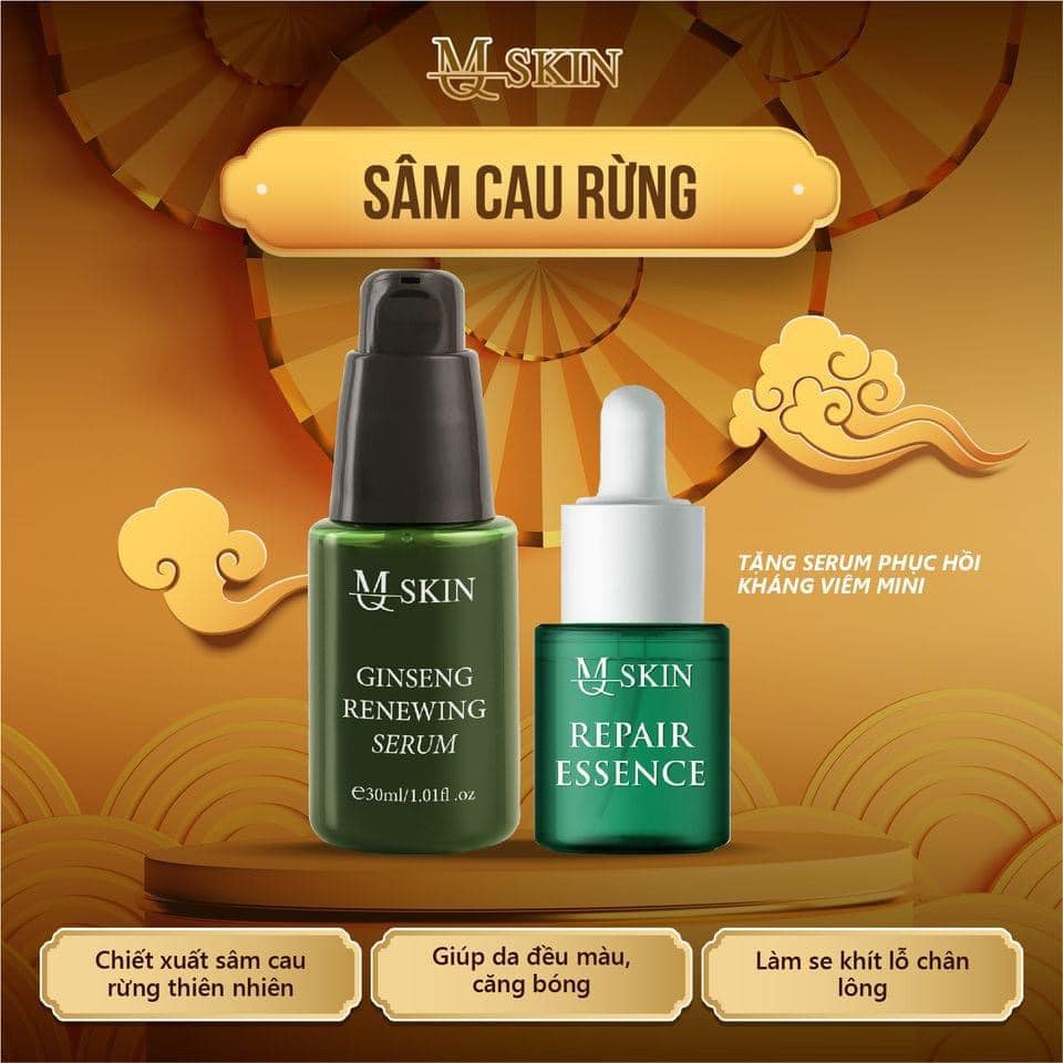 Combo Tái Tạo Sâm Cau Rừng MQ Skin