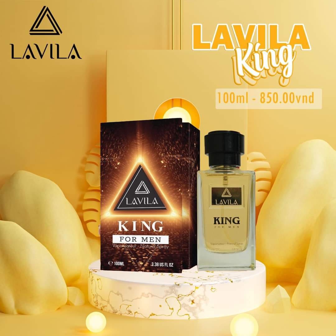 Nước hoa Lavla King phong cách nam tính, mạnh mẽ, cá tính