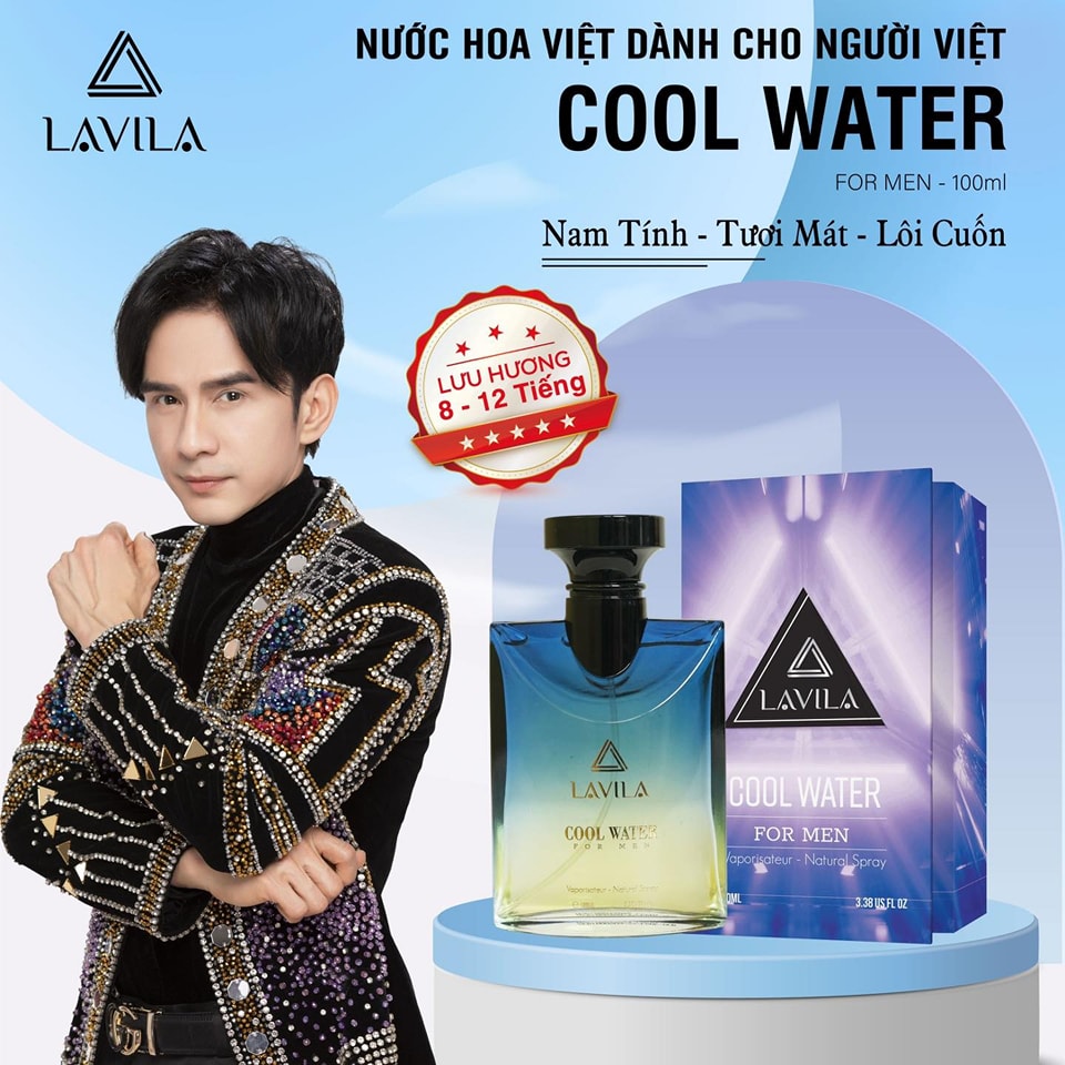 Nước Hoa Nam Lavila Cool Water 100ml tươi mát và cuốn hút