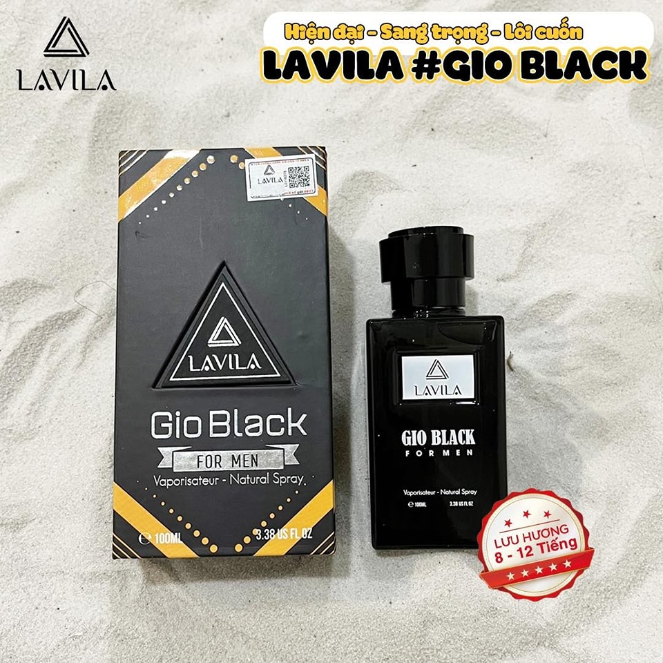 Nước Hoa Nam Lavila Gio Black 100ml