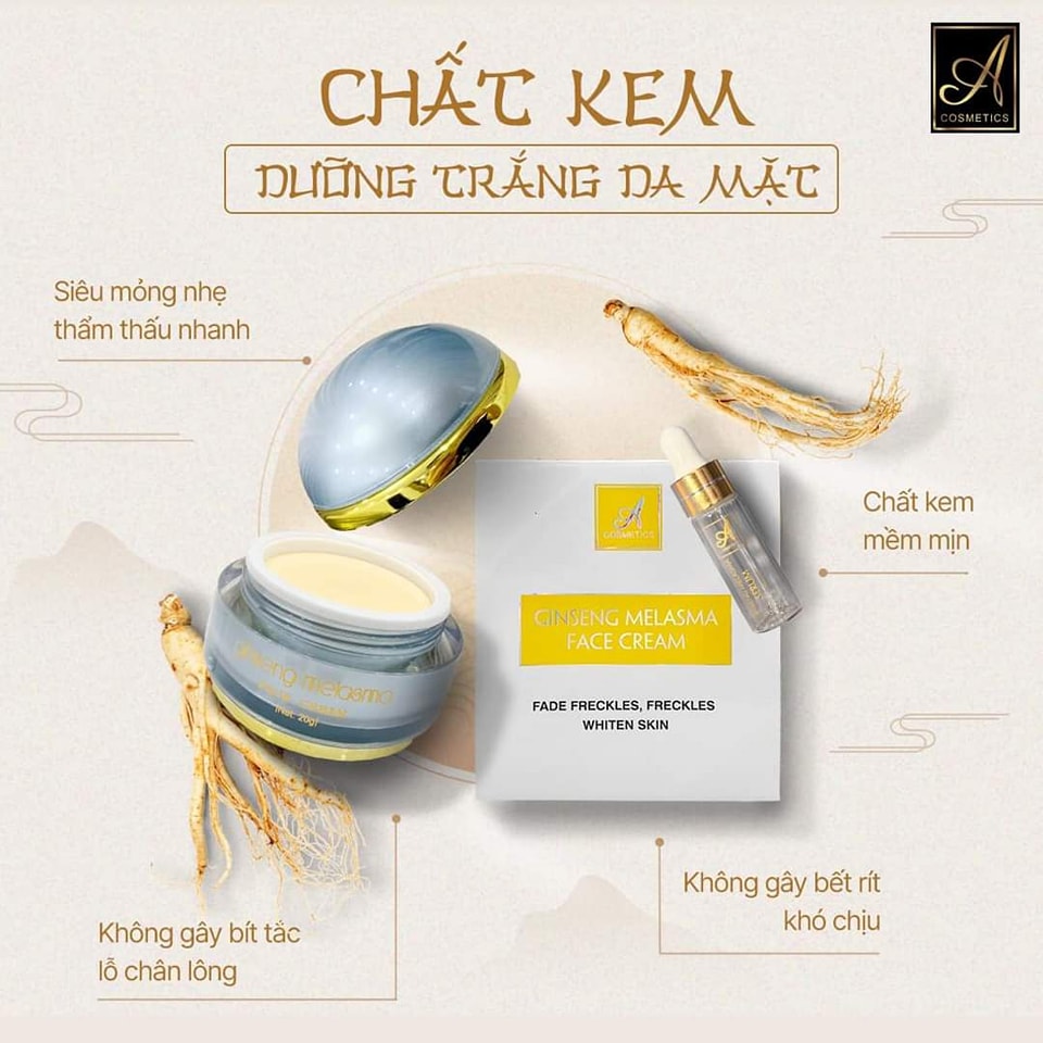 Vua trị nám không sâm lấm  Sử dụng 1 hộp mờ nám rõ rệt từ 20-80%