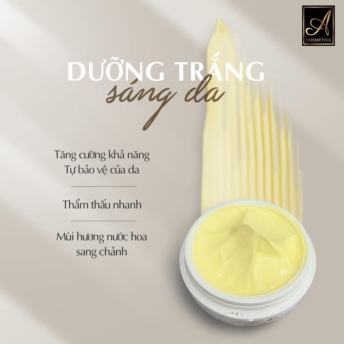Body Mềm dưỡng trắng da an toàn sáng da