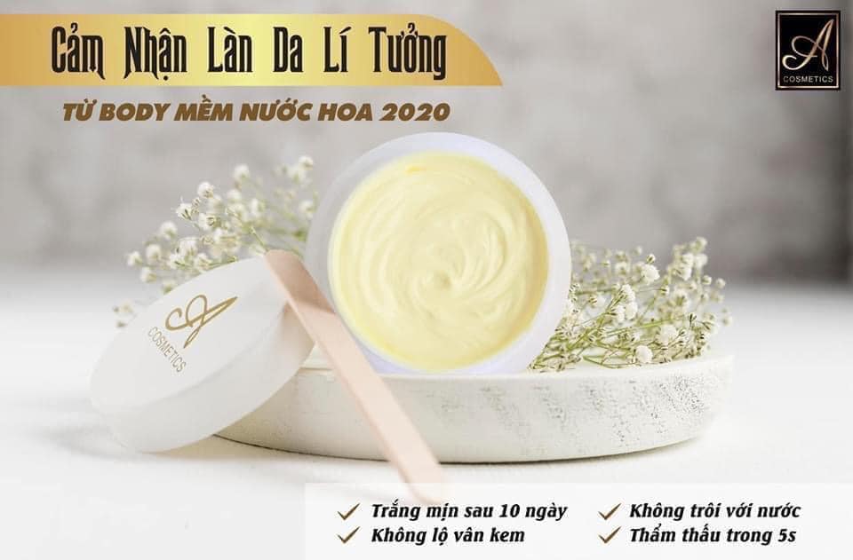 Kem Body Mềm dưỡng trắng siêu đỉnh sau 2 tuần sử dụng