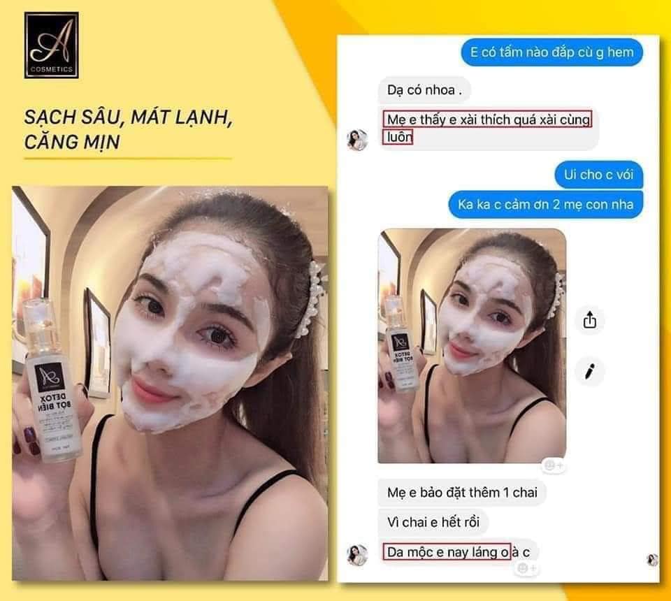 Feedback xài Detox bọt biển chất ngất