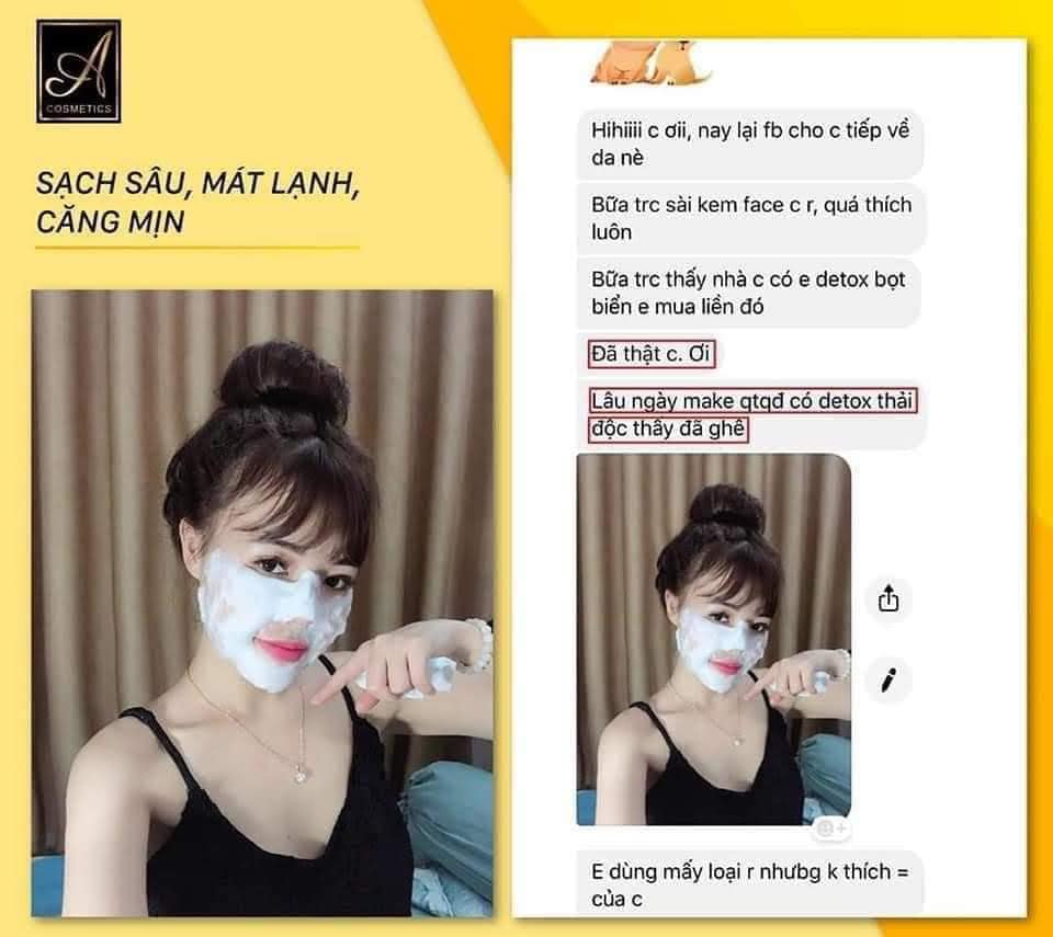Feedback xài Detox bọt biển chất ngất