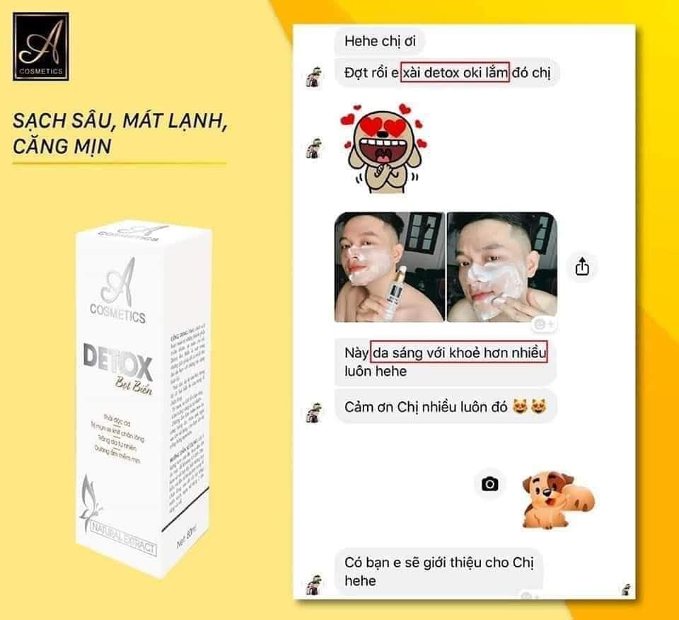 Feedback xài Detox bọt biển chất ngất