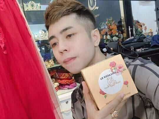 Mấy bạn nam mà đã sử dụng kem body collagen x3 bên em