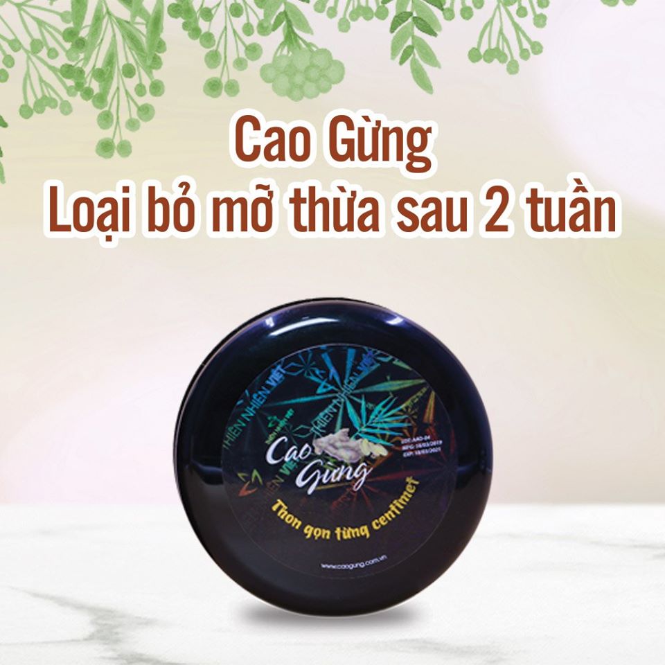 Cao gừng "bảo bối" cho vòng eo thon gọn