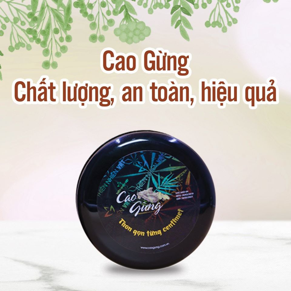Cao gừng "bảo bối" cho vòng eo thon gọn