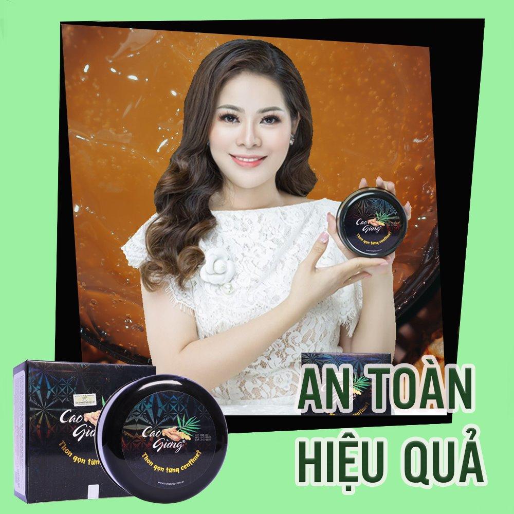 Cao gừng - giảm mỡ sau 15 - 20 ngày sử dụng